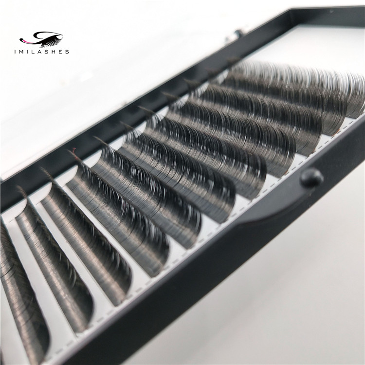 Wholesale ellipse flat eyelash extensions 